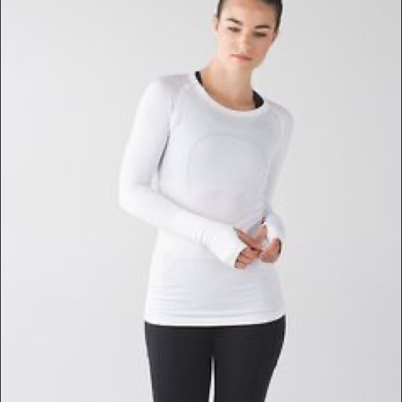 lululemon athletica Tops - Lululemon white long sleeve shirt